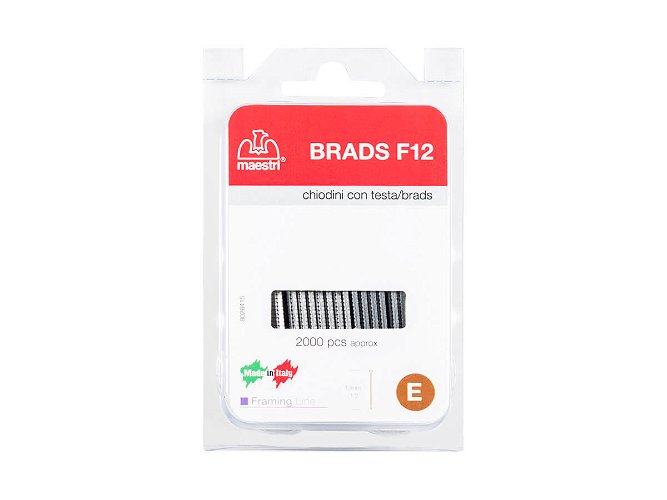 Elpa F12 Brads 12mm Pack 2000